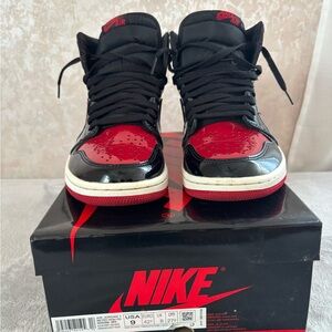 Nike Air Jordan 1 High Black Red Sneakers